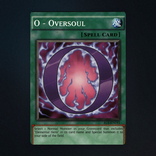 O - Oversoul Yu-Gi-Oh TCG O - OVERSOUL 63703130 Near Mint front