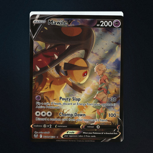 Mawile V Pokemon TCG TG17/TG30 Silver Tempest Trainer Gallery Near Mint front