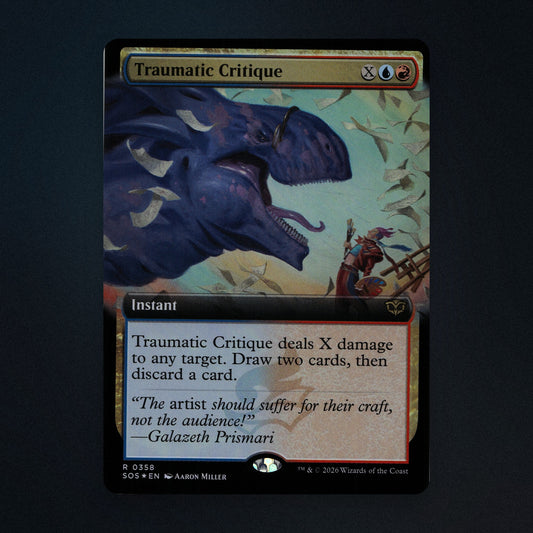 Traumatic Critique Magic The Gathering MTG 358 Near Mint front