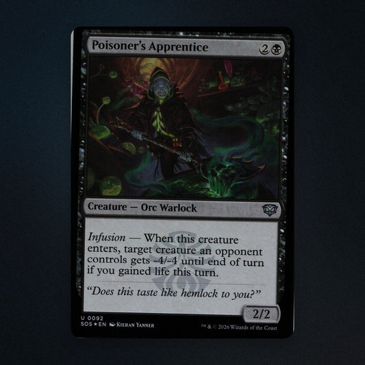 Poisoner's Apprentice Magic The Gathering MTG 92 Near Mint front