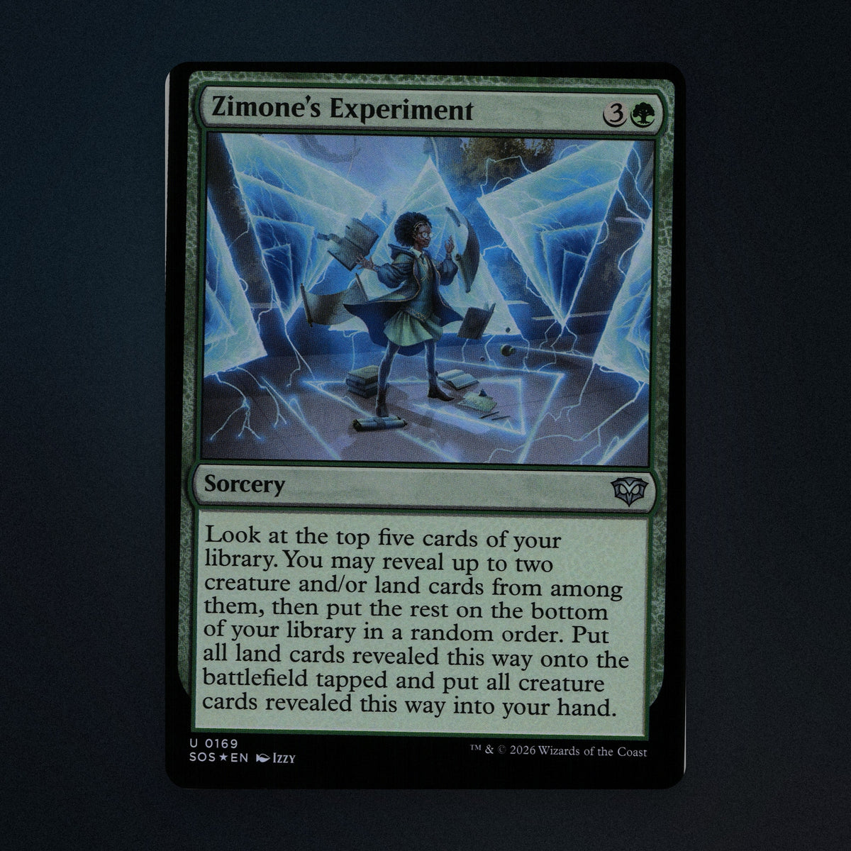 Zimone's Experiment Magic The Gathering MTG 169 Near Mint front