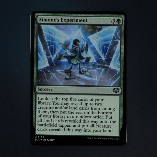 Zimone's Experiment Magic The Gathering MTG 169 Near Mint front