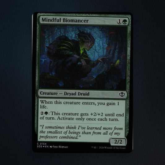 Mindful Biomancer Magic The Gathering MTG 154 Near Mint front