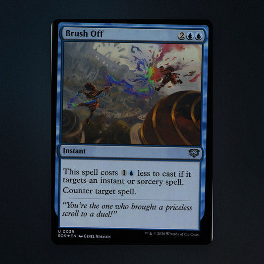 Brush Off Magic The Gathering MTG 39 Secrets of Strixhaven (SOS) Near Mint front