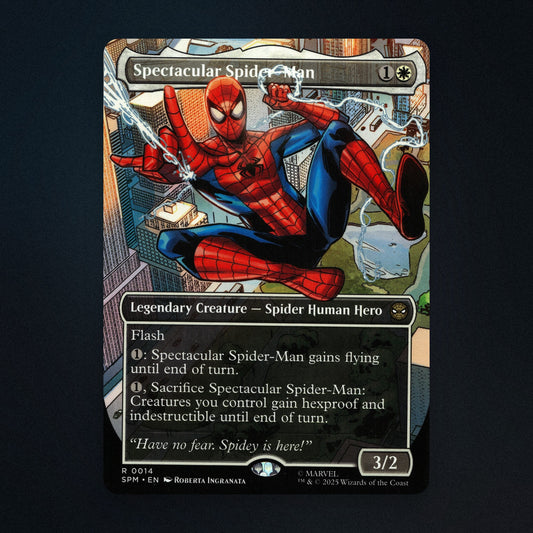 Spectacular Spider-Man Magic The Gathering MTG 14 Near Mint front