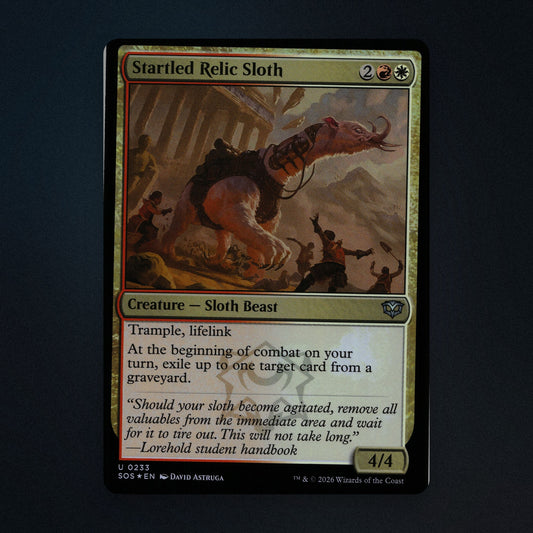 Startled Relic Sloth Magic The Gathering MTG 233 Near Mint front