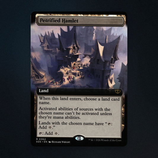 Petrified Hamlet Magic The Gathering MTG 362 Near Mint front