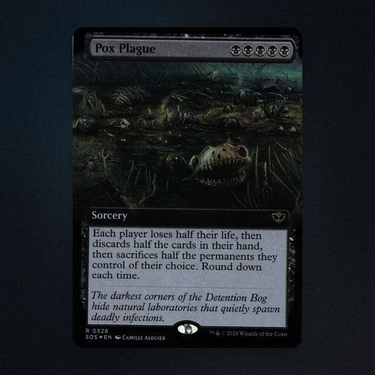Pox Plague Magic The Gathering MTG 328 Secrets of Strixhaven (SOS) Near Mint front