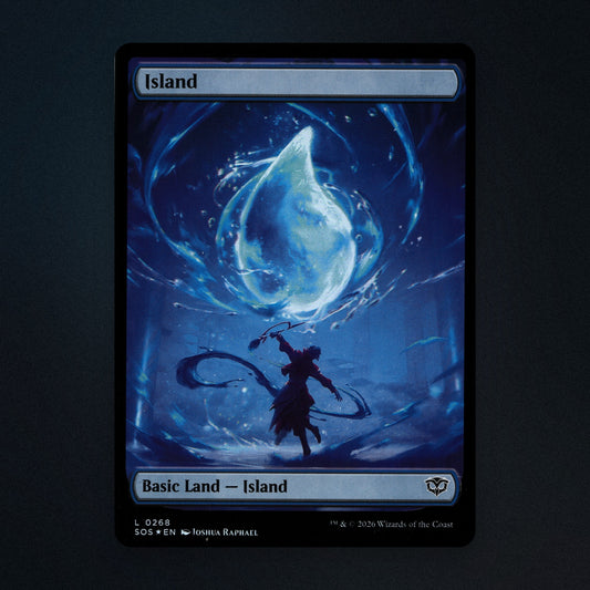 Island Magic The Gathering MTG 268 Secrets of Strixhaven (SOS) Near Mint front