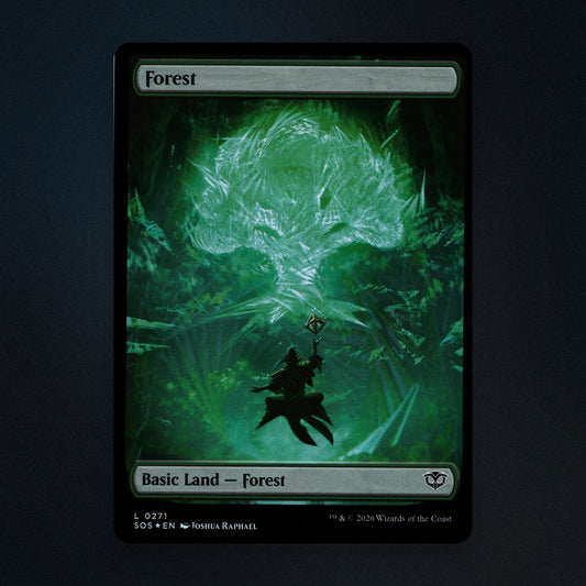 Forest Magic The Gathering MTG 271 Secrets of Strixhaven (SOS) Near Mint front