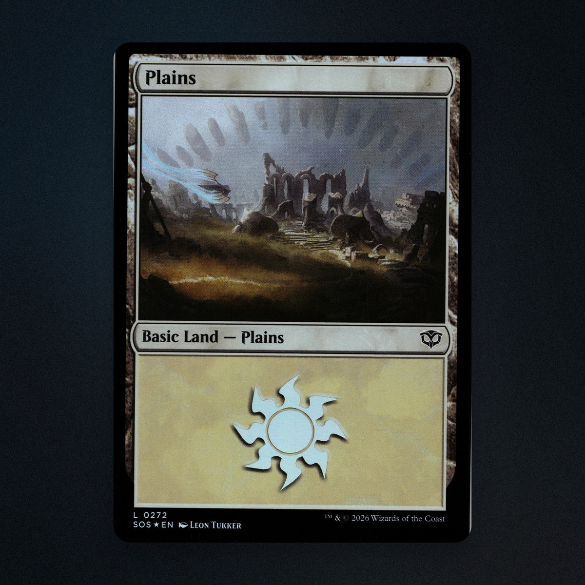 Plains Magic The Gathering MTG 272 Secrets of Strixhaven (SOS) Near Mint front