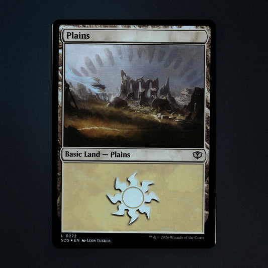 Plains Magic The Gathering MTG 272 Secrets of Strixhaven (SOS) Near Mint front