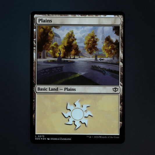 Plains Magic The Gathering MTG 273 Secrets of Strixhaven (SOS) Near Mint front