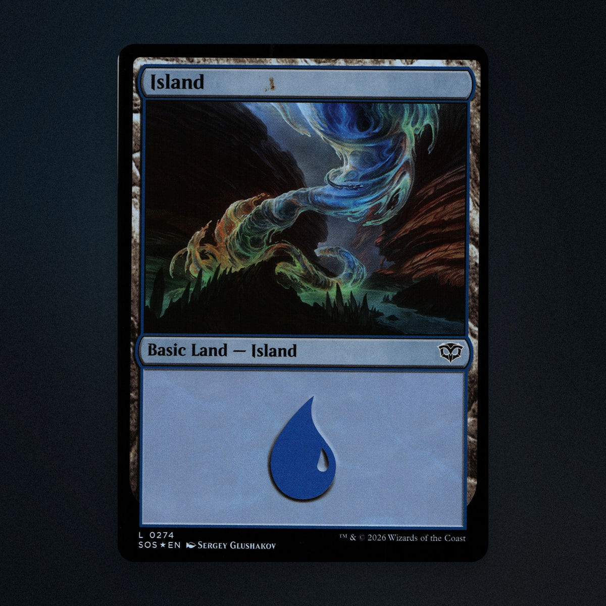 Island Magic The Gathering MTG 274 Secrets of Strixhaven (SOS) Near Mint front