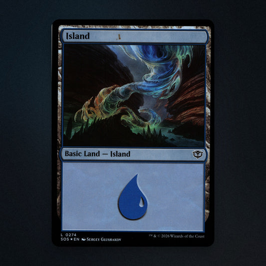 Island Magic The Gathering MTG 274 Secrets of Strixhaven (SOS) Near Mint front