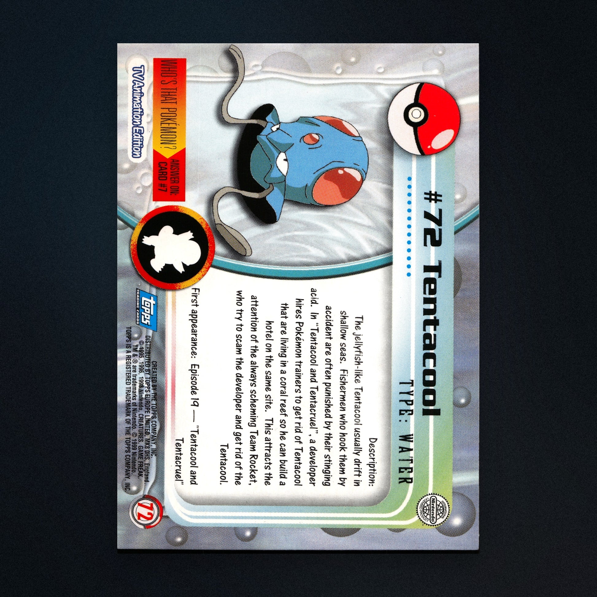 Victreebel #71 - 1999 Topps Pokémon TV Animation Series 1 Silver Foil - Moderately Played back