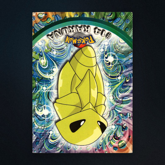 Kakuna #14 - 1999 Topps Pokémon TV Animation Series 1 Silver Foil - Lightly Played front