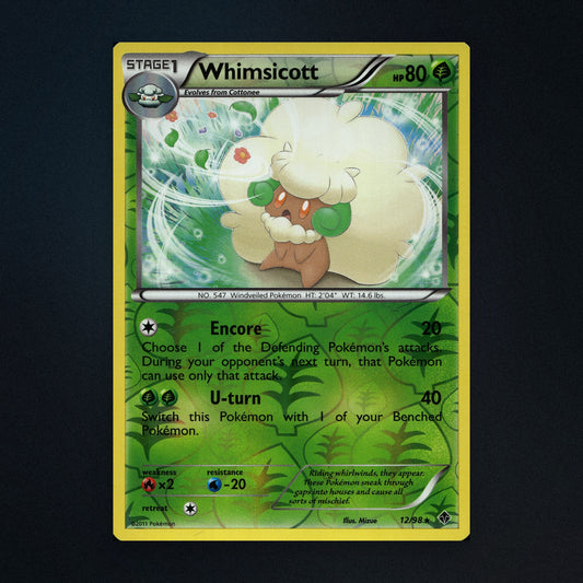 Whimsicott - 12/98 - Emerging Powers - Reverse Holo - Lightly Played front