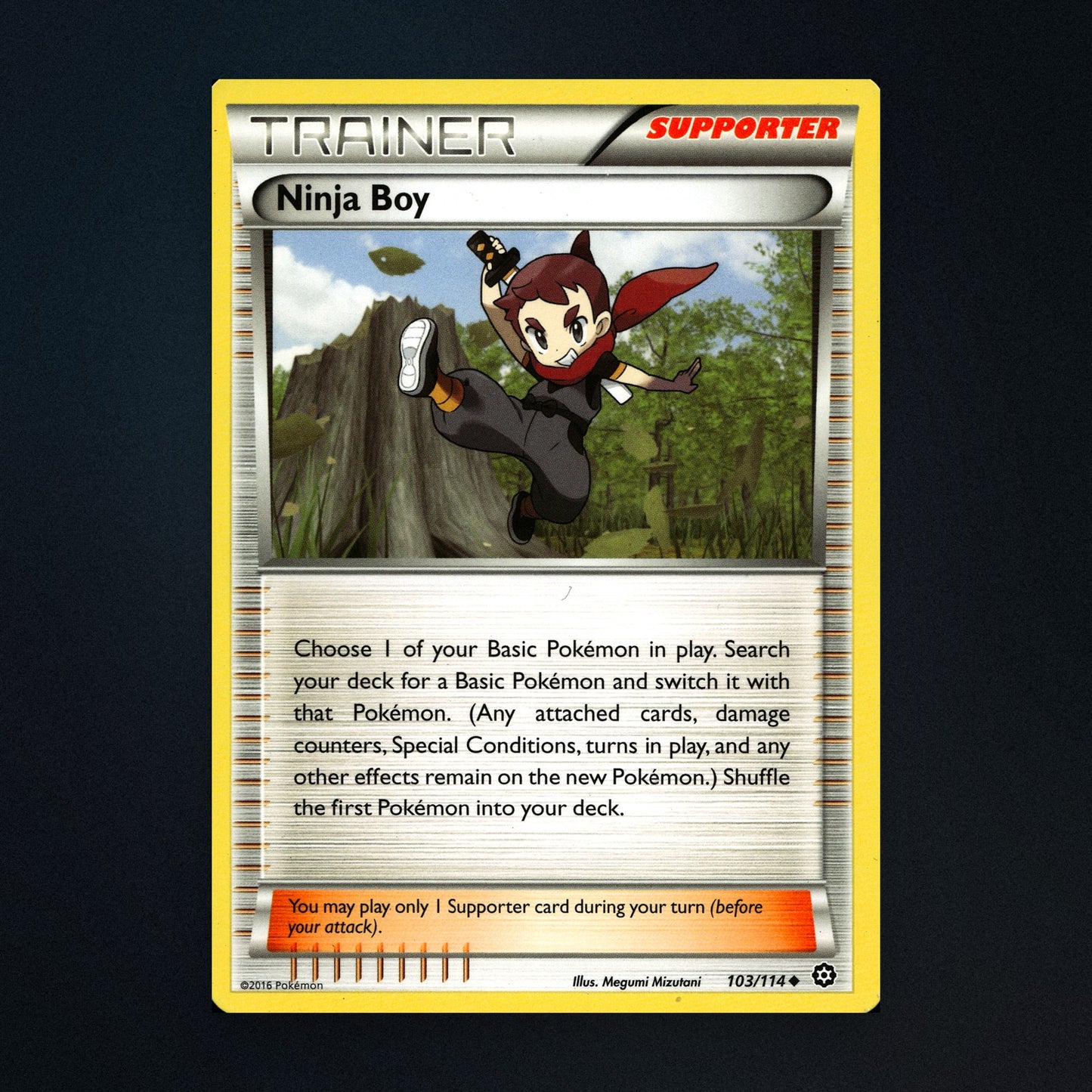 Ninja Boy - 103/114 - Steam Siege - Heavily Played front