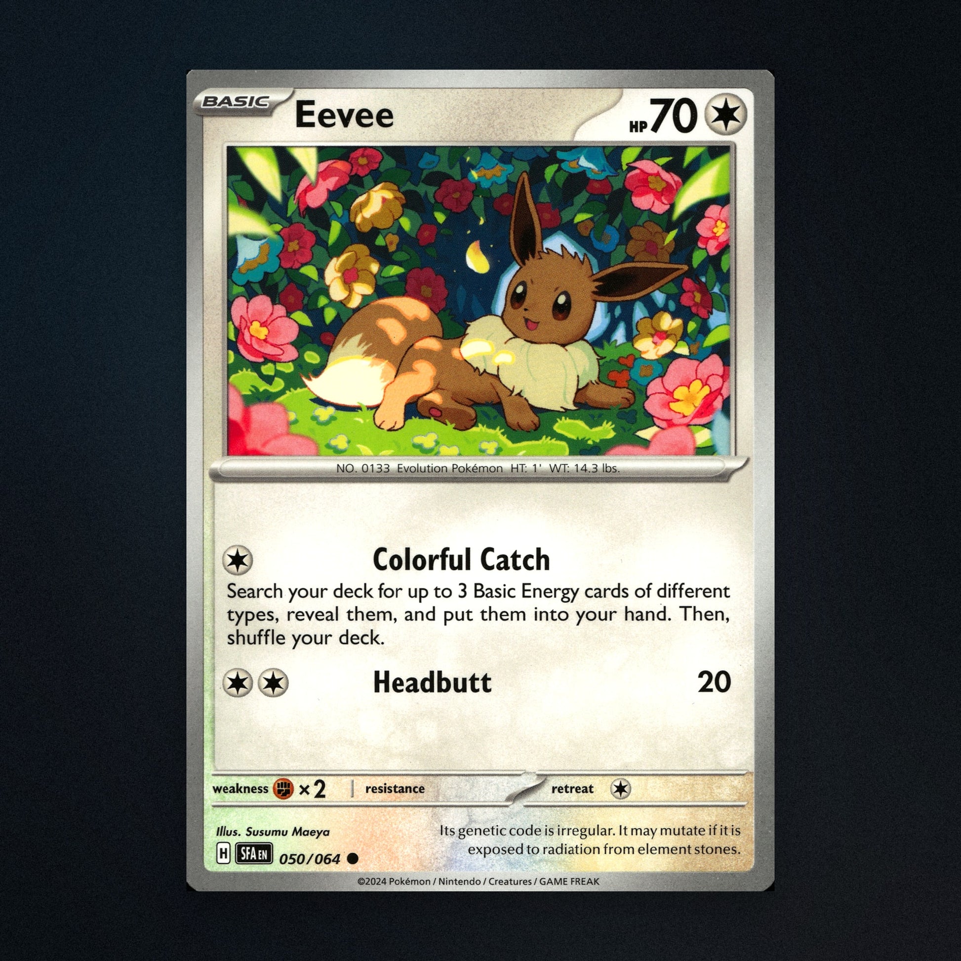 Eevee - 50/64 - Shrouded Fable - Near Mint front