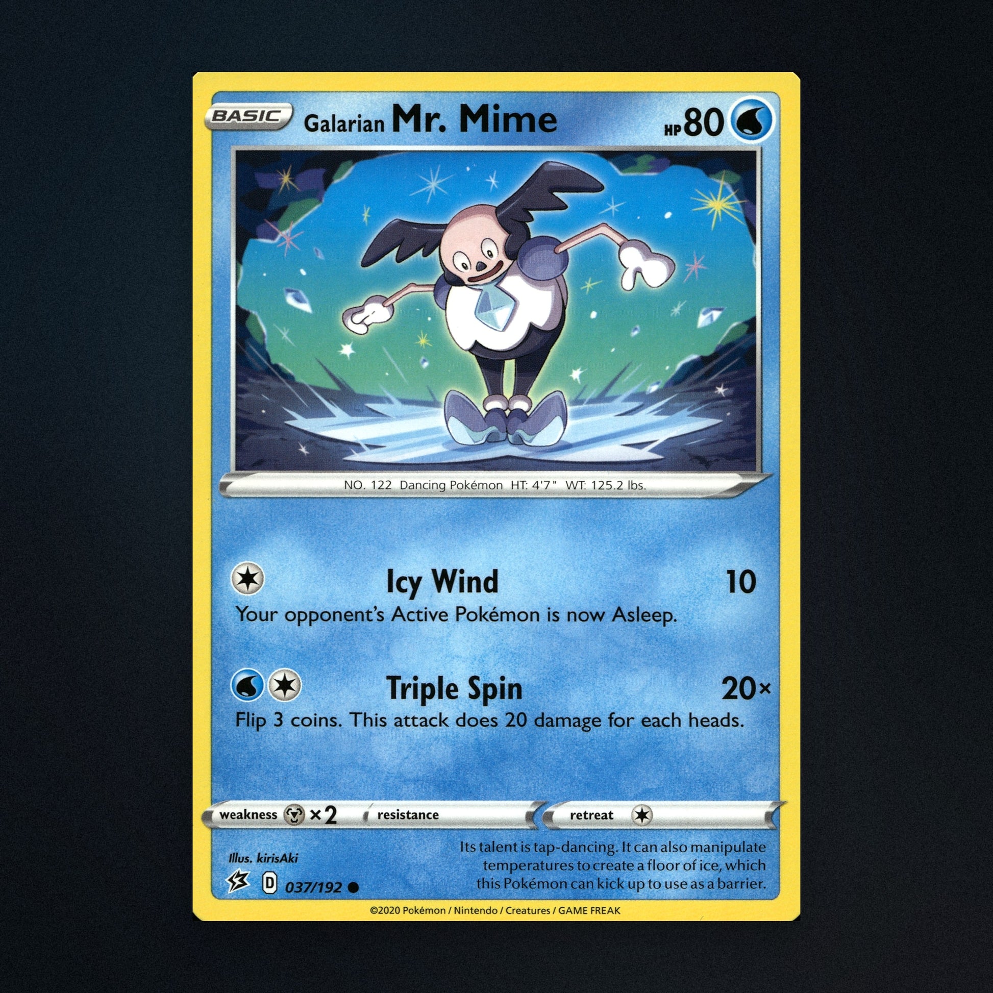 Galarian Mr. Mime - 037/192 - Rebel Clash - Near Mint front
