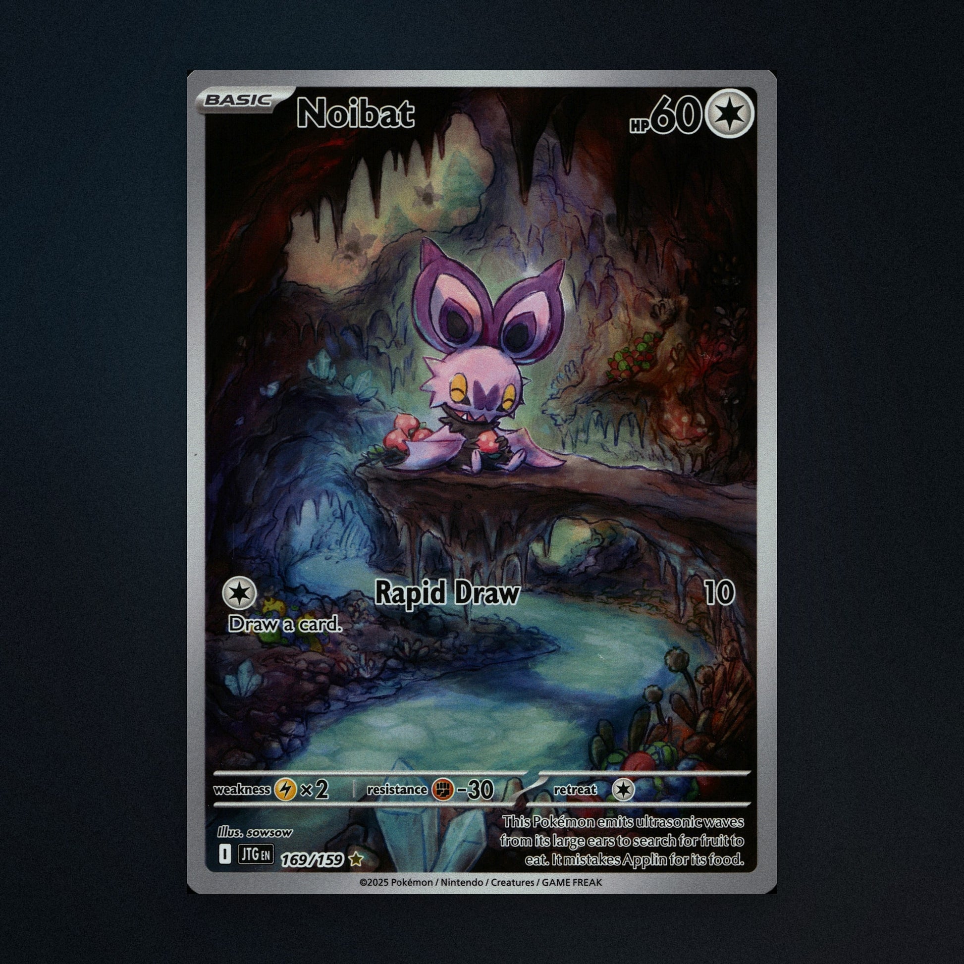 Noibat - 169/159 - Journey Together - Illustration Rare Holo - Near Mint front