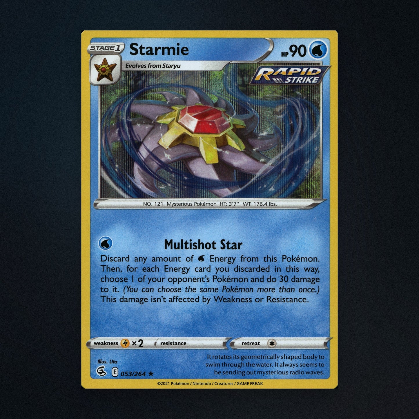 Starmie - 053/264 - Fusion Strike - Lightly Played front