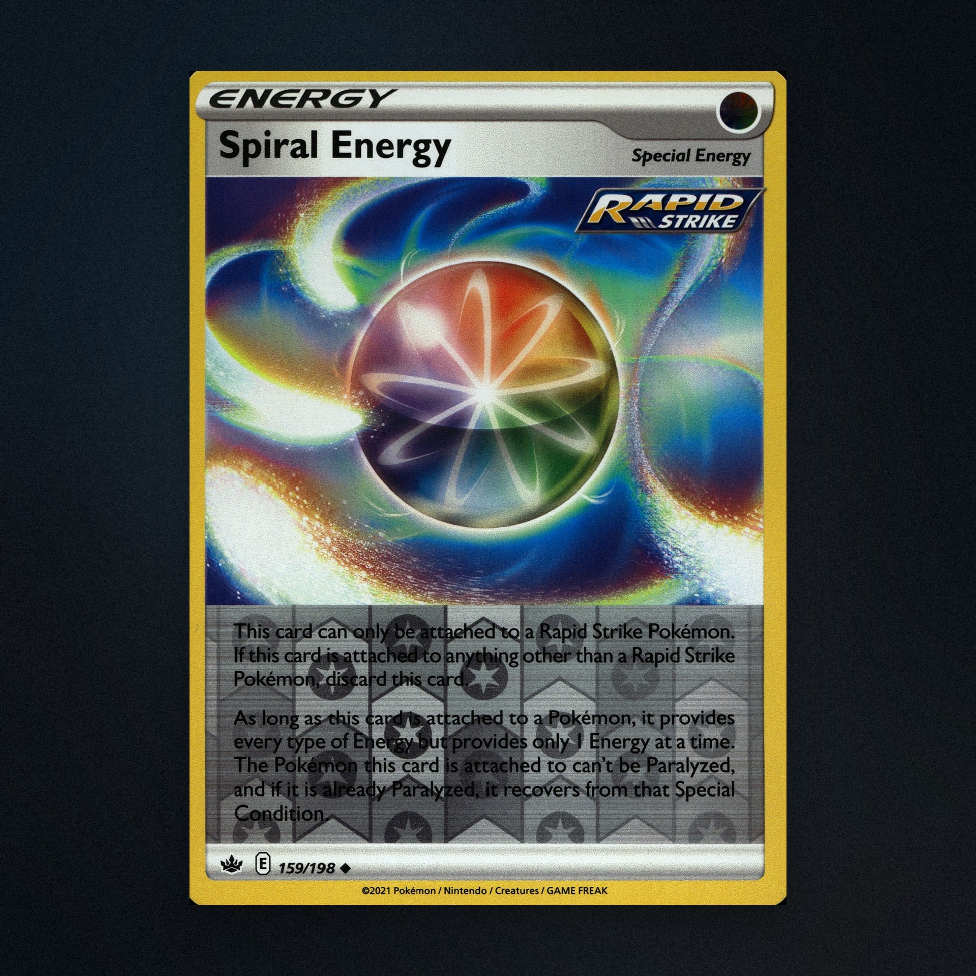 Spiral Energy - 159/198 - Chilling Reign - Reverse Holo - Lightly Played front