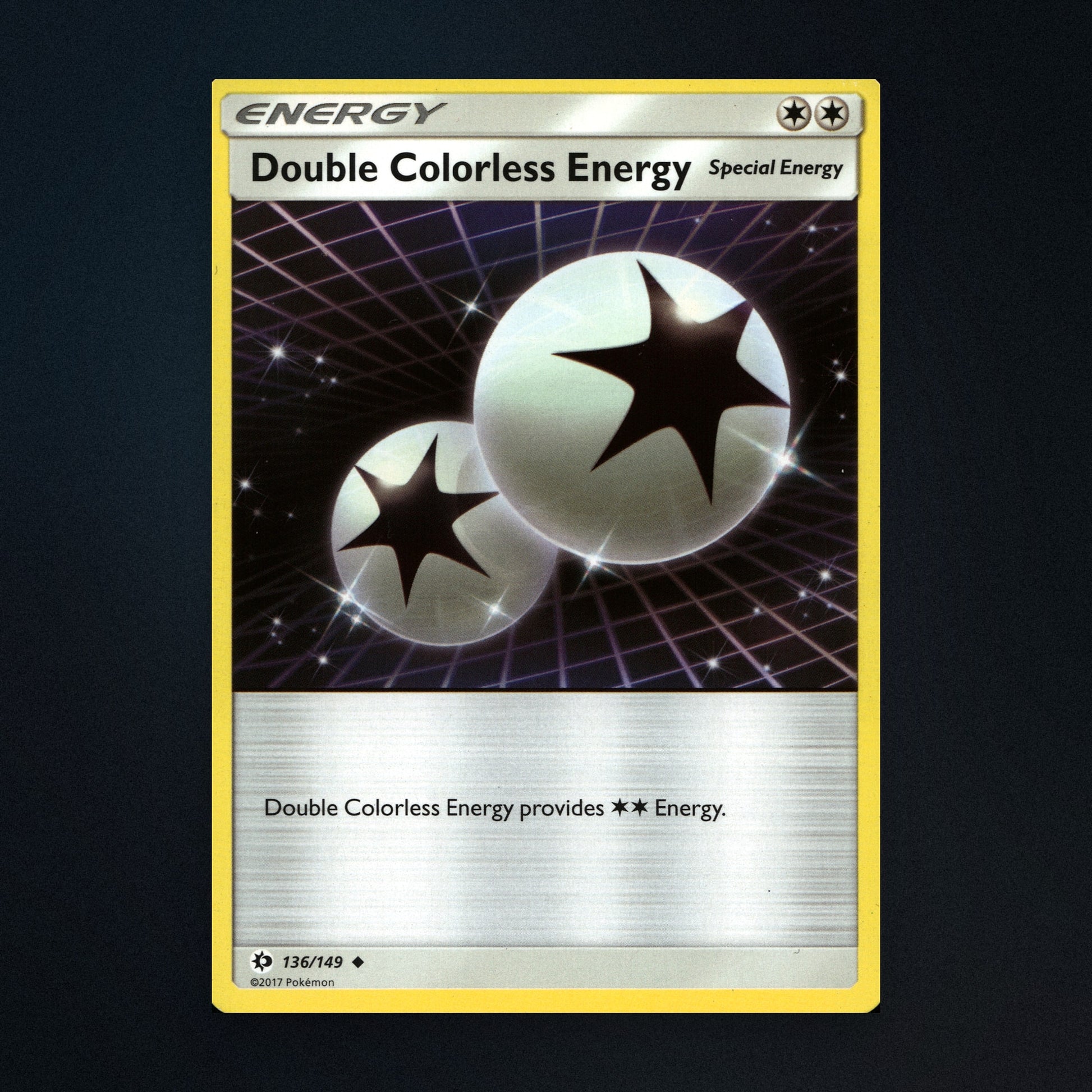 Double Colorless Energy - 136/149 - Sun & Moon - Lightly Played front