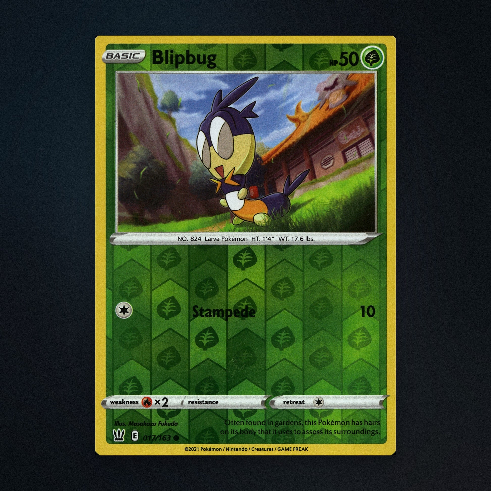 Blipbug - 017/163 - Battle Styles - Reverse Holo - Lightly Played front