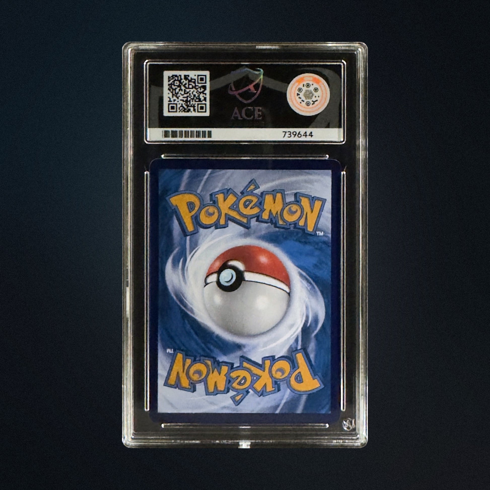 Pokemon Chinese Poly Gathering Rayquaza VMAX 098/132 ACE 10 Perfect Subgrades back