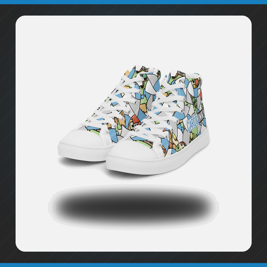 Card & Ink High Top Canvas Shoes branded product image