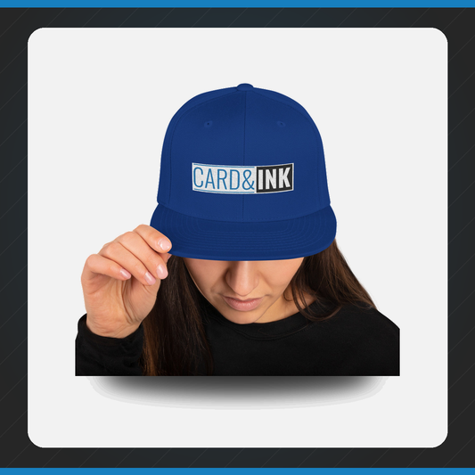 Card & Ink Snapback Hat branded product image