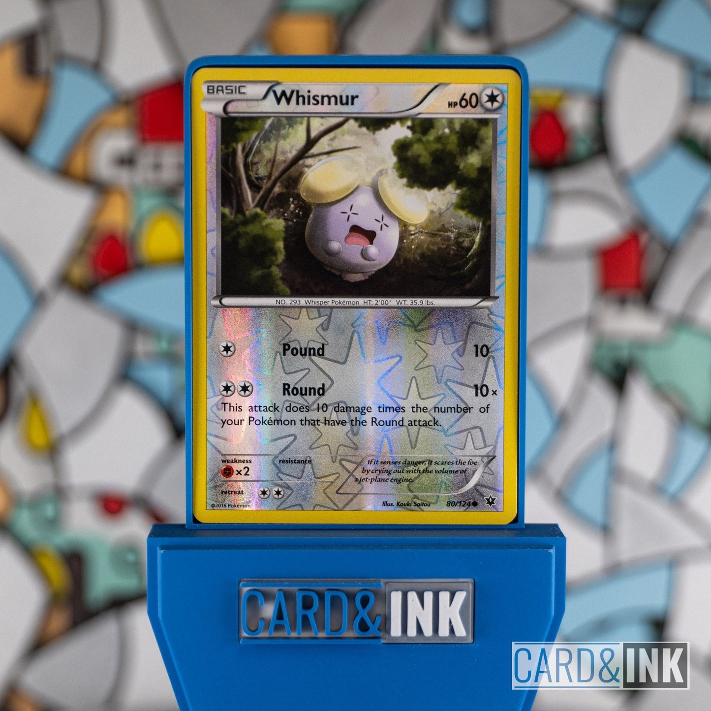 Whismur Reverse Holo [80/124] Fates Collide cardandink - CIL-000169