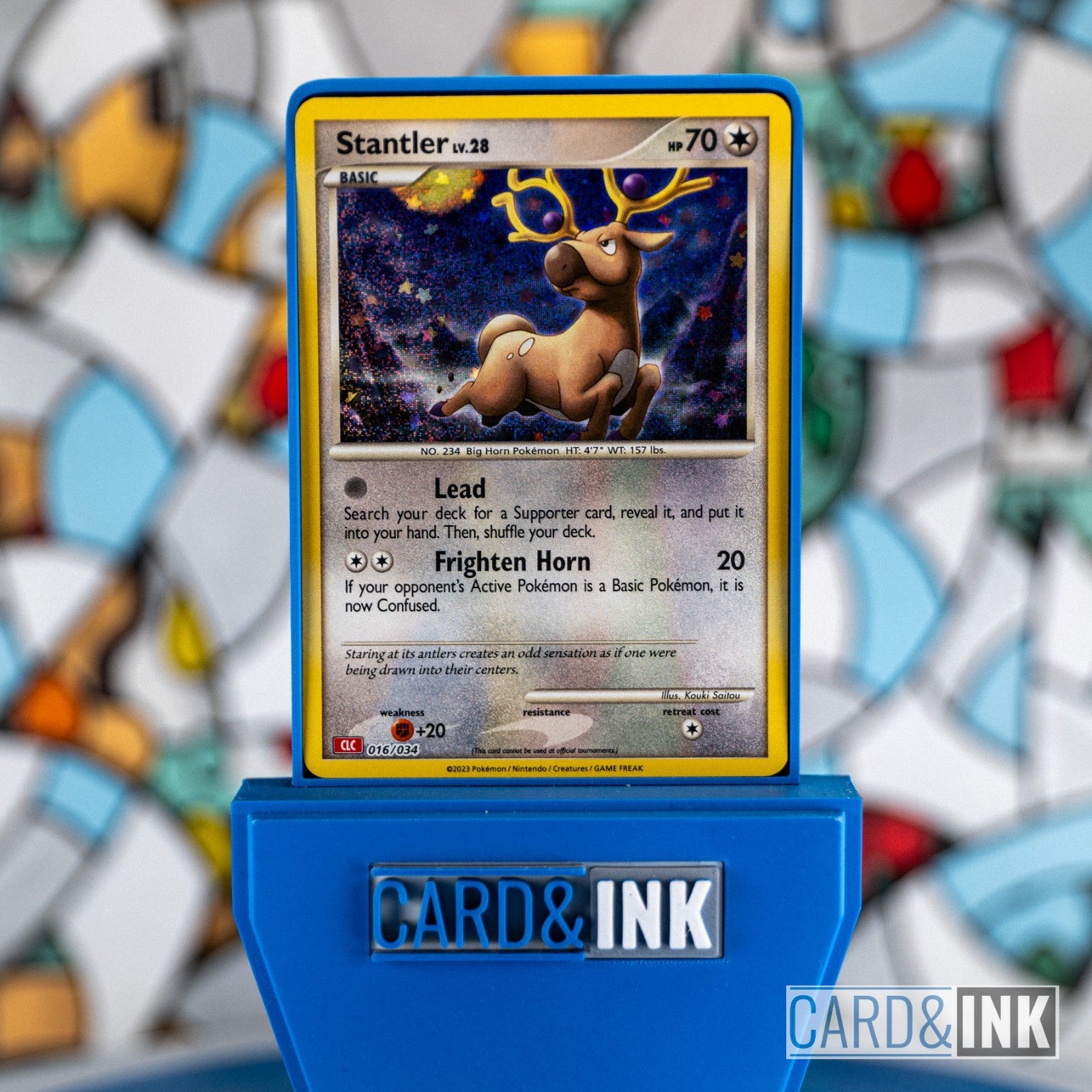 Stantler Holo 016/034 TCGC Charizard Deck Pokemon Card NM - CIL-000179