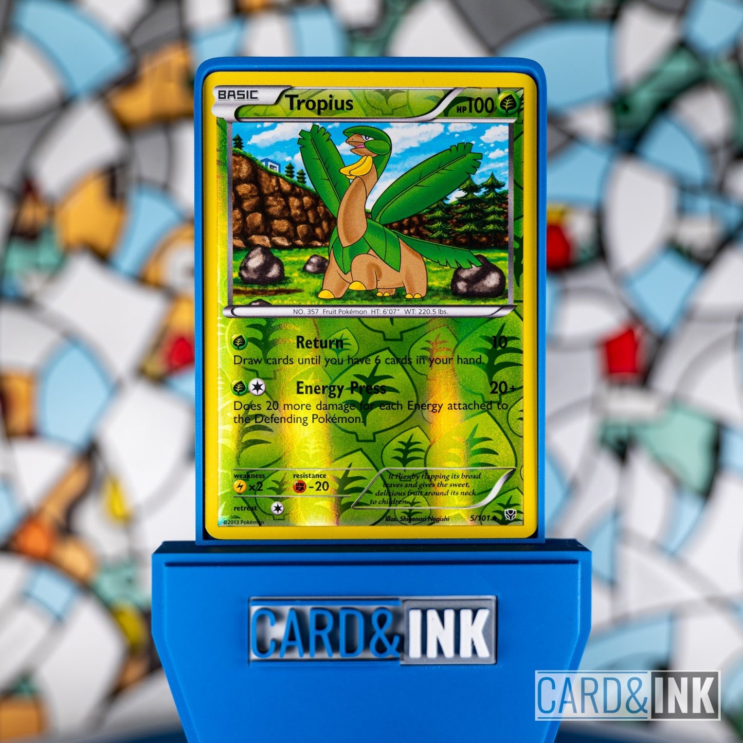 Tropius Reverse Holo [5/101] (Plasma Blast) cardandink - CIL-000122