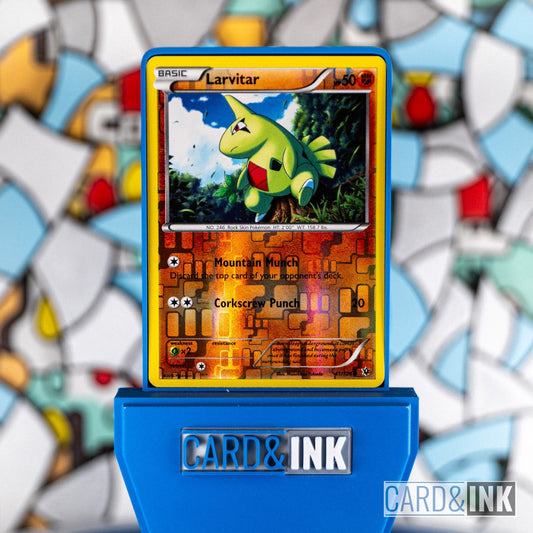 Larvitar Reverse Holo 41/124 XY Fates Collide Pokemon Card MP - CIL-000121