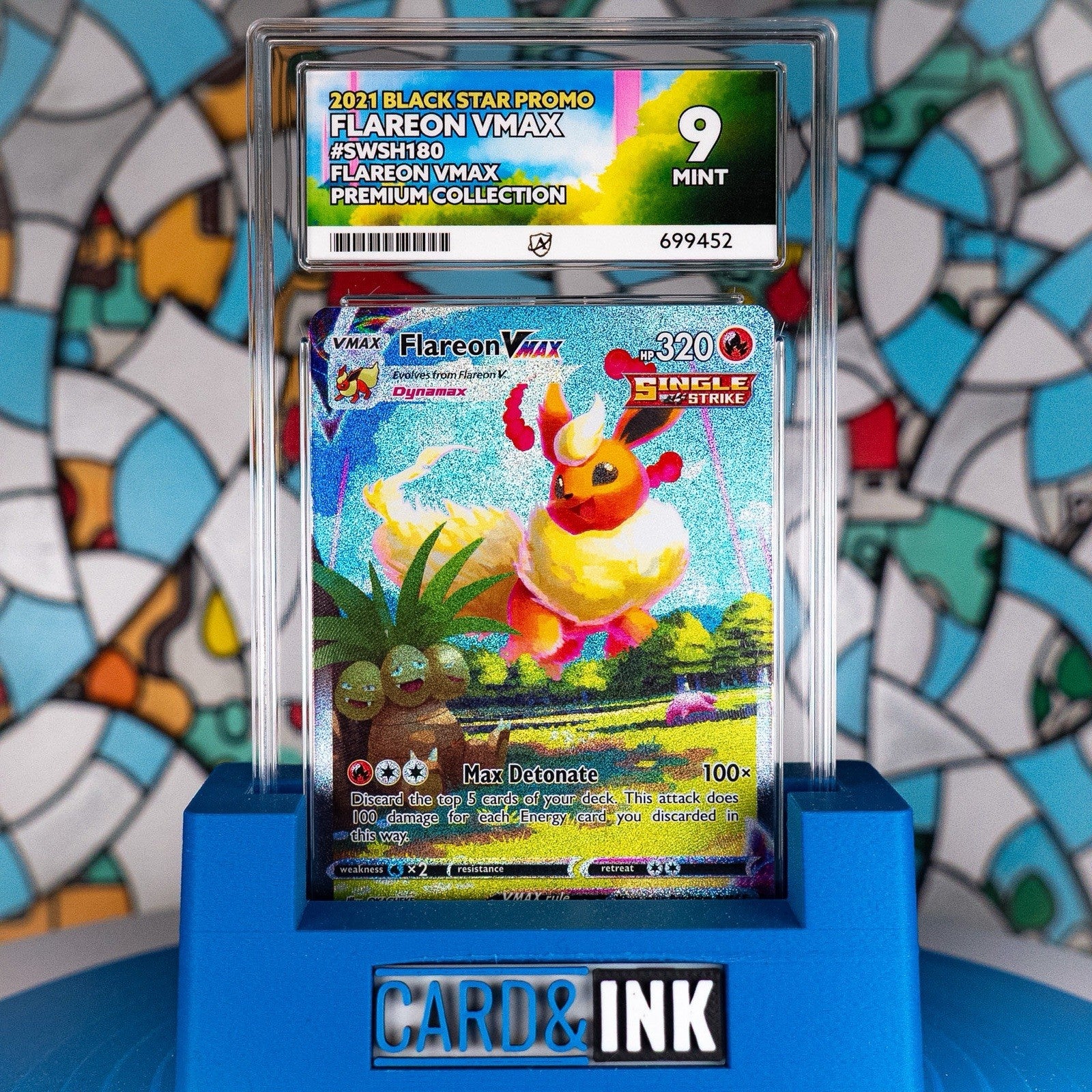 Flareon VMAX SWSH180 Black Star Promo Pokemon ACE 9 - CIL-000365