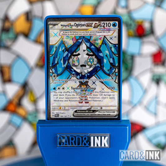 Wellspring Mask Ogerpon EX 194/167 Twilight Masquerade Pokemon Card NM - CIL-000237