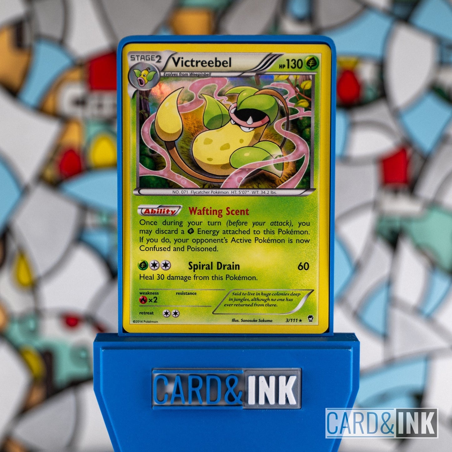 Victreebel Holo Furious Fists 3/111 Pokemon Card LP - CIL-000342