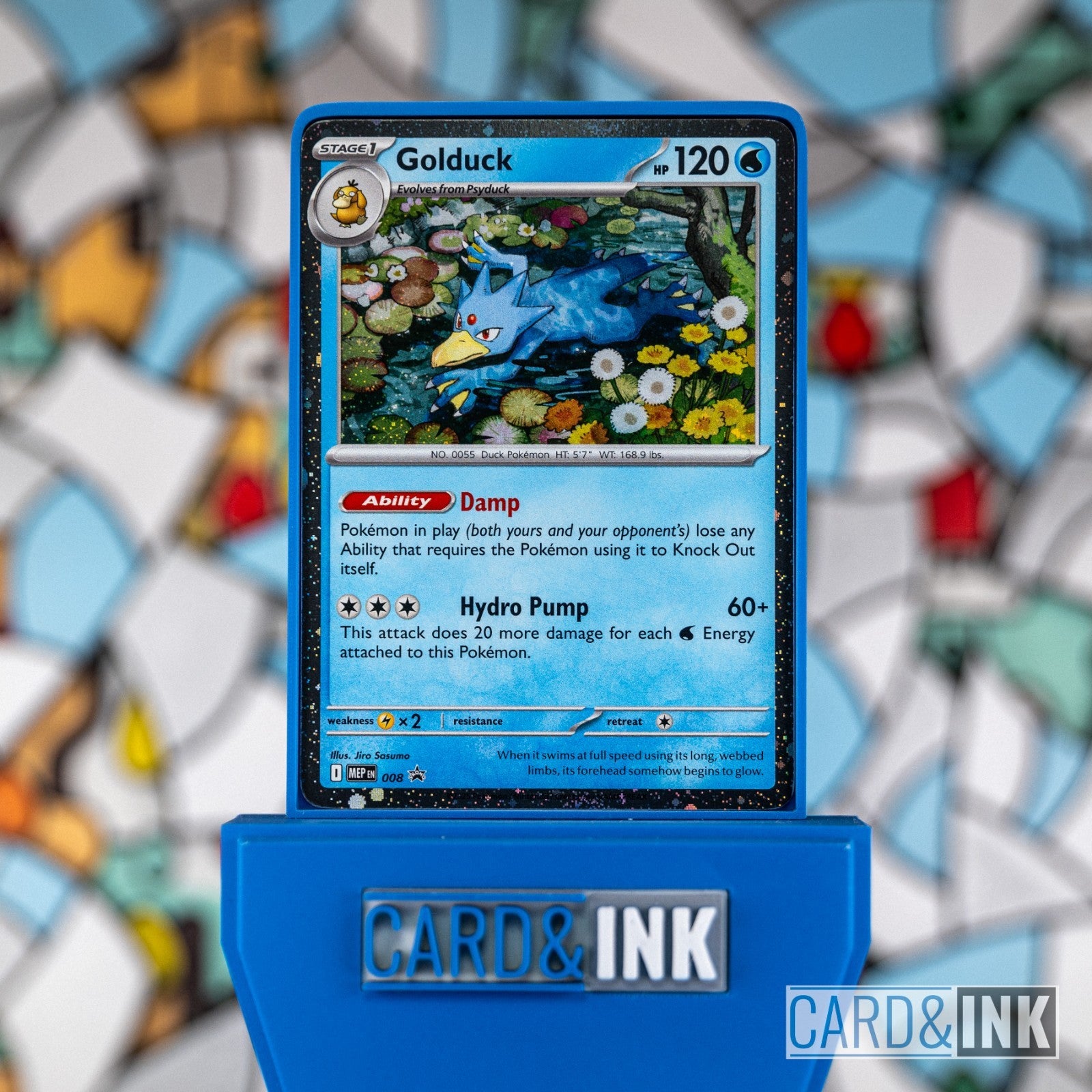 Golduck MEP 008 Mega Evolution Promo Pokemon Card NM - CIL-000262