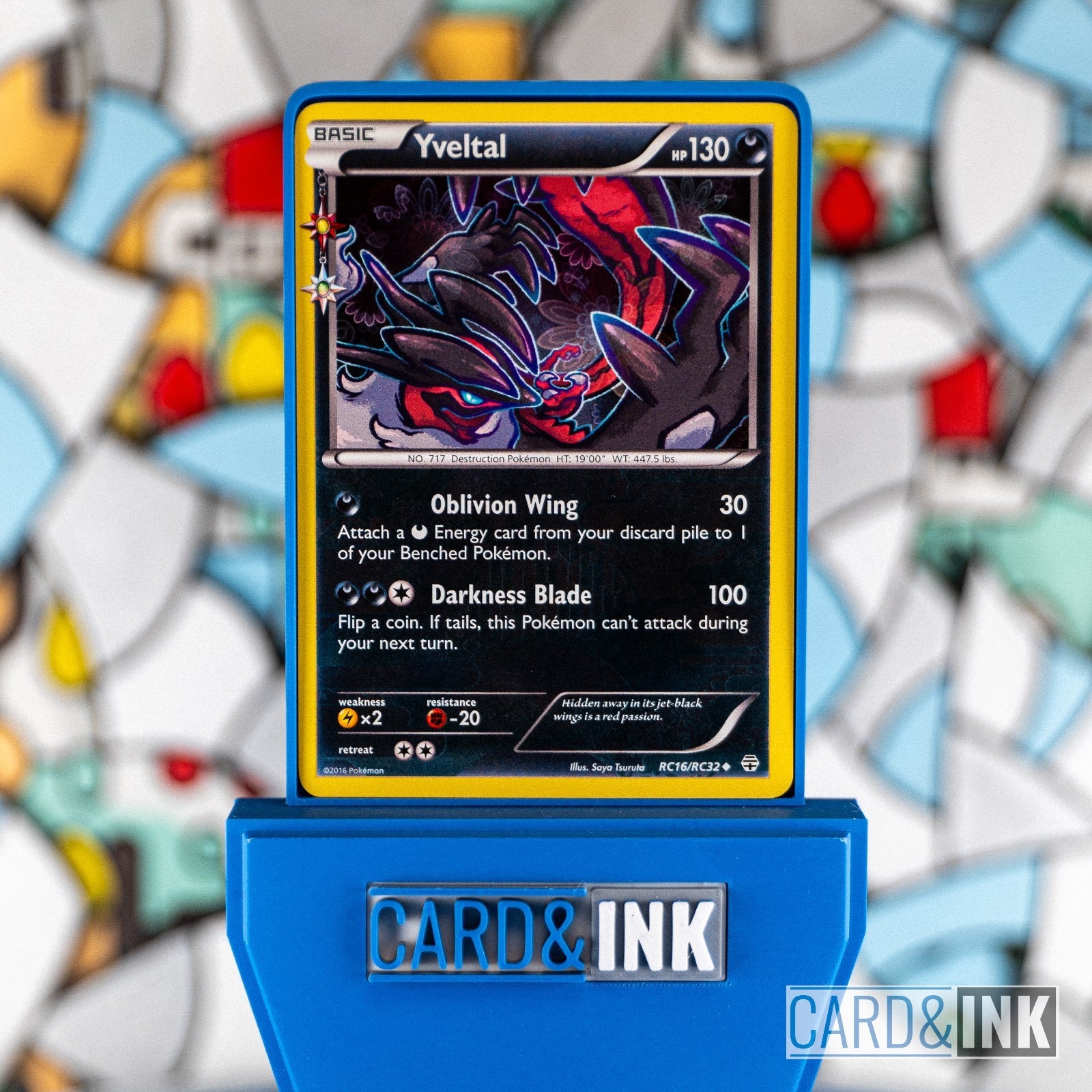 Yveltal Holo RC16 XY Generations Pokemon Card MP - CIL-000282