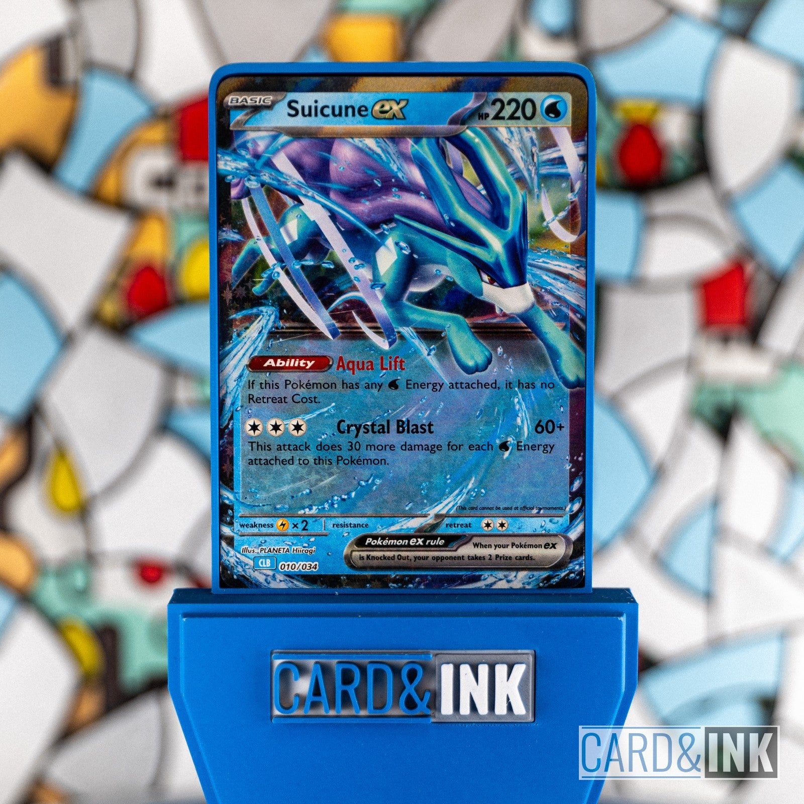 Suicune EX 010/034 TCGC Blastoise Deck Pokemon Card NM - CIL-000107