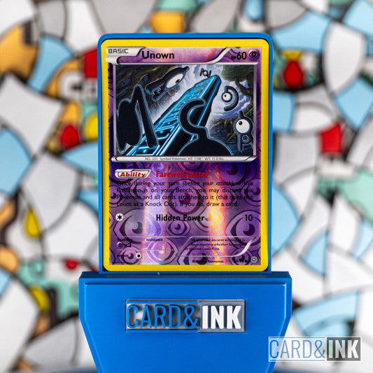 Unown Reverse Holo 30/98 XY Ancient Origins Pokemon Card LP - CIL-000030