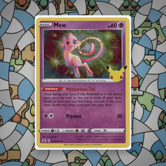 Pokemon Mew 011/025 Celebrations Holo NM - CIL-000533