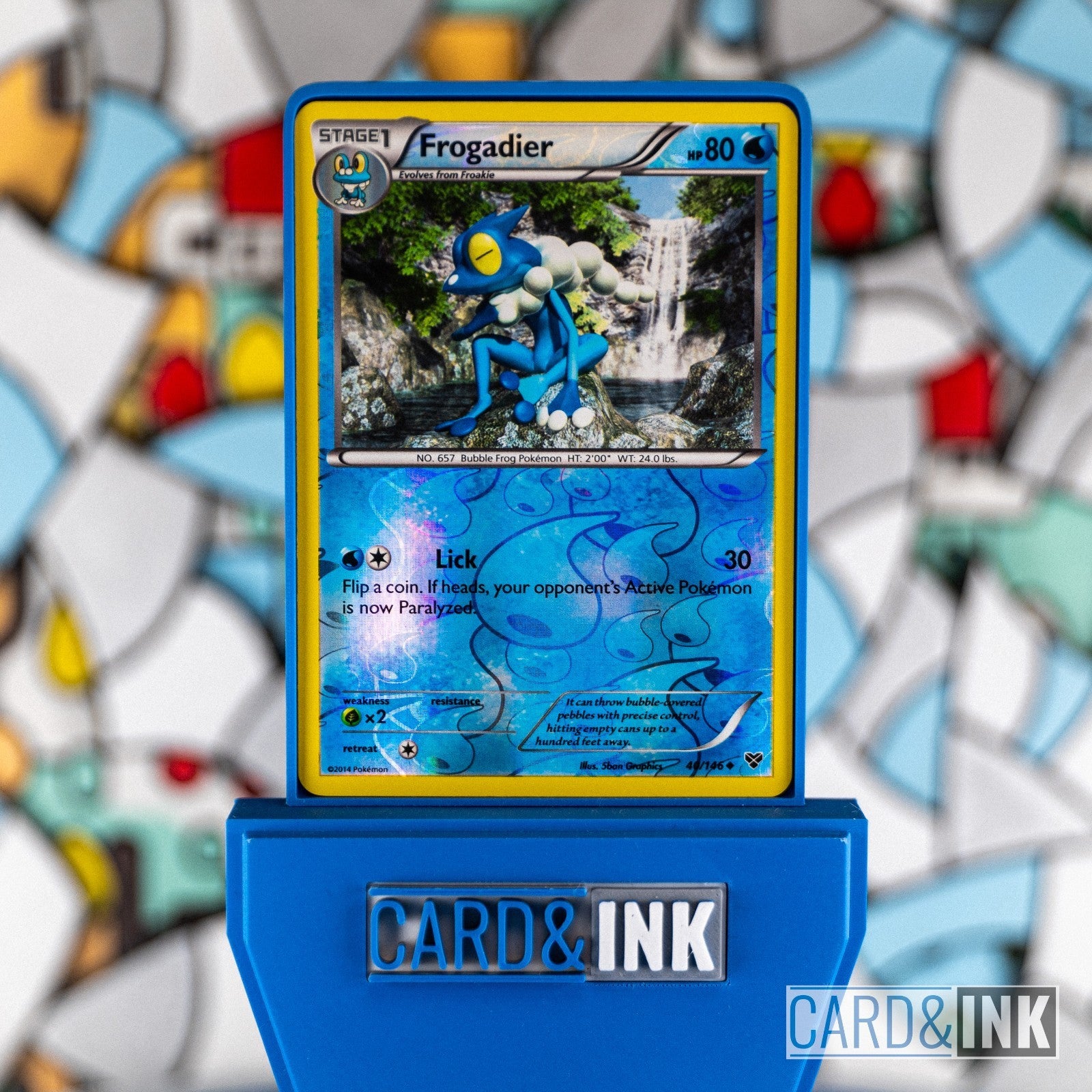 Frogadier 40/146 Reverse Holo XY Base Set Pokemon Card - CIL-000275