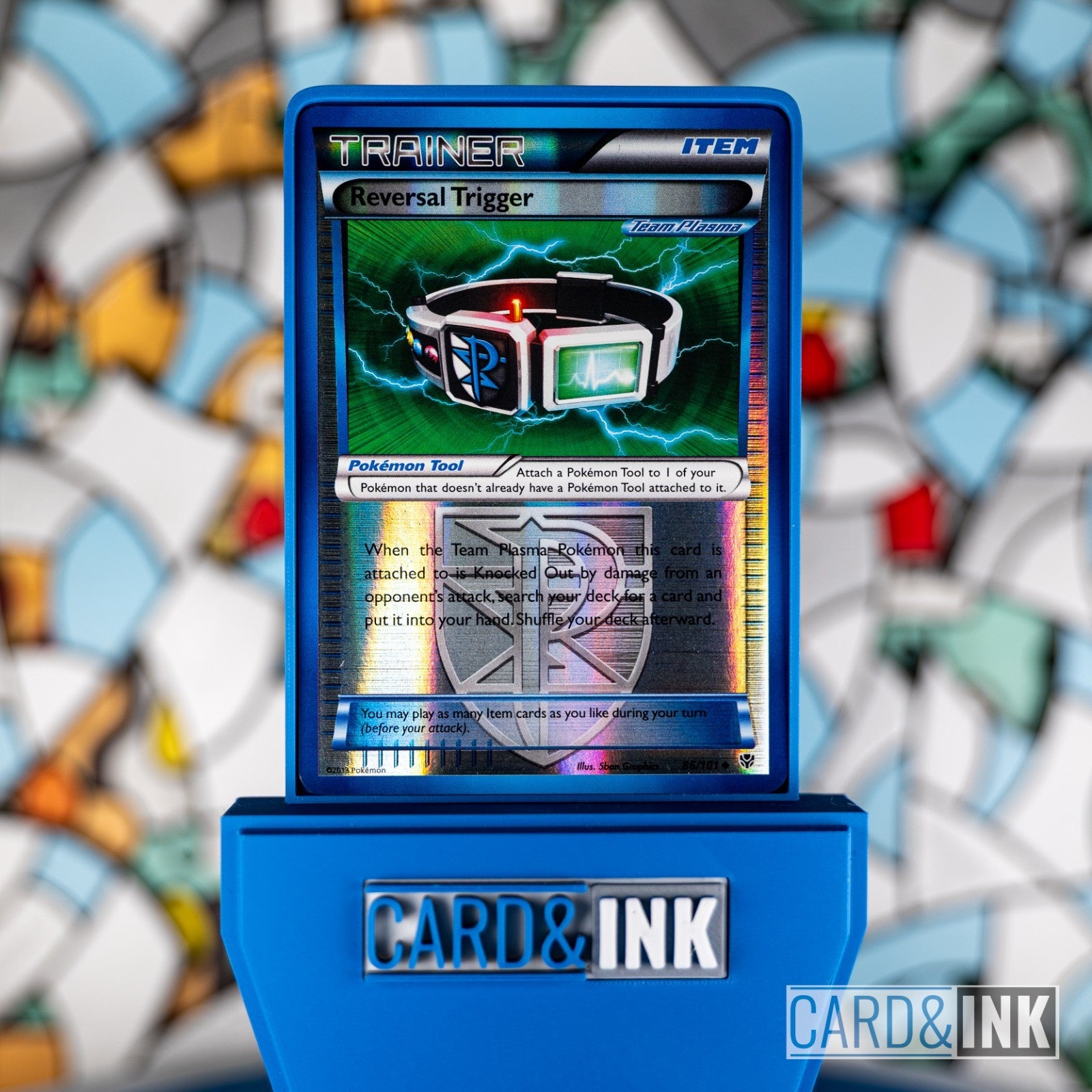 Reversal Trigger Trainer Reverse Holo [86/101] (Plasma Blast) cardandink - CIL-000148