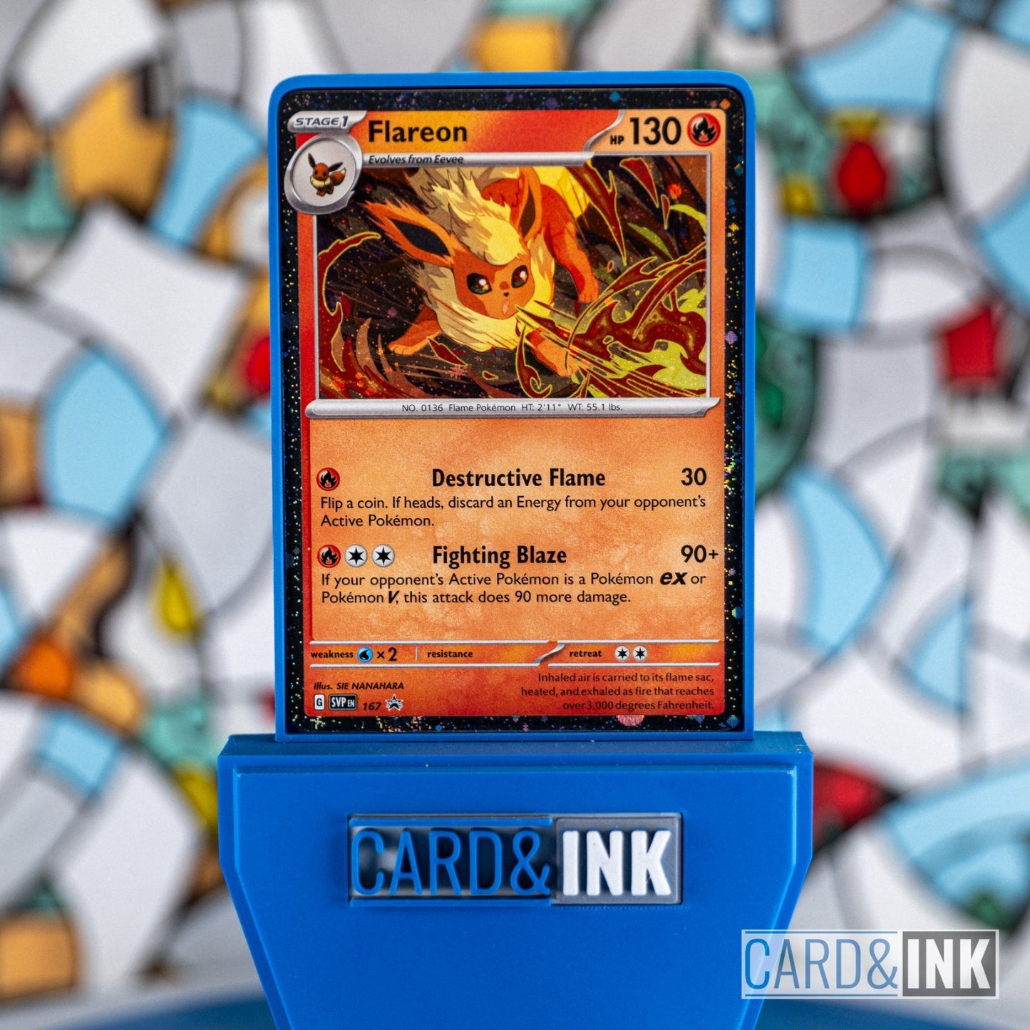 Flareon Black Star Promo Scarlet & Violet Promo Trading Card NM - CIL-000190