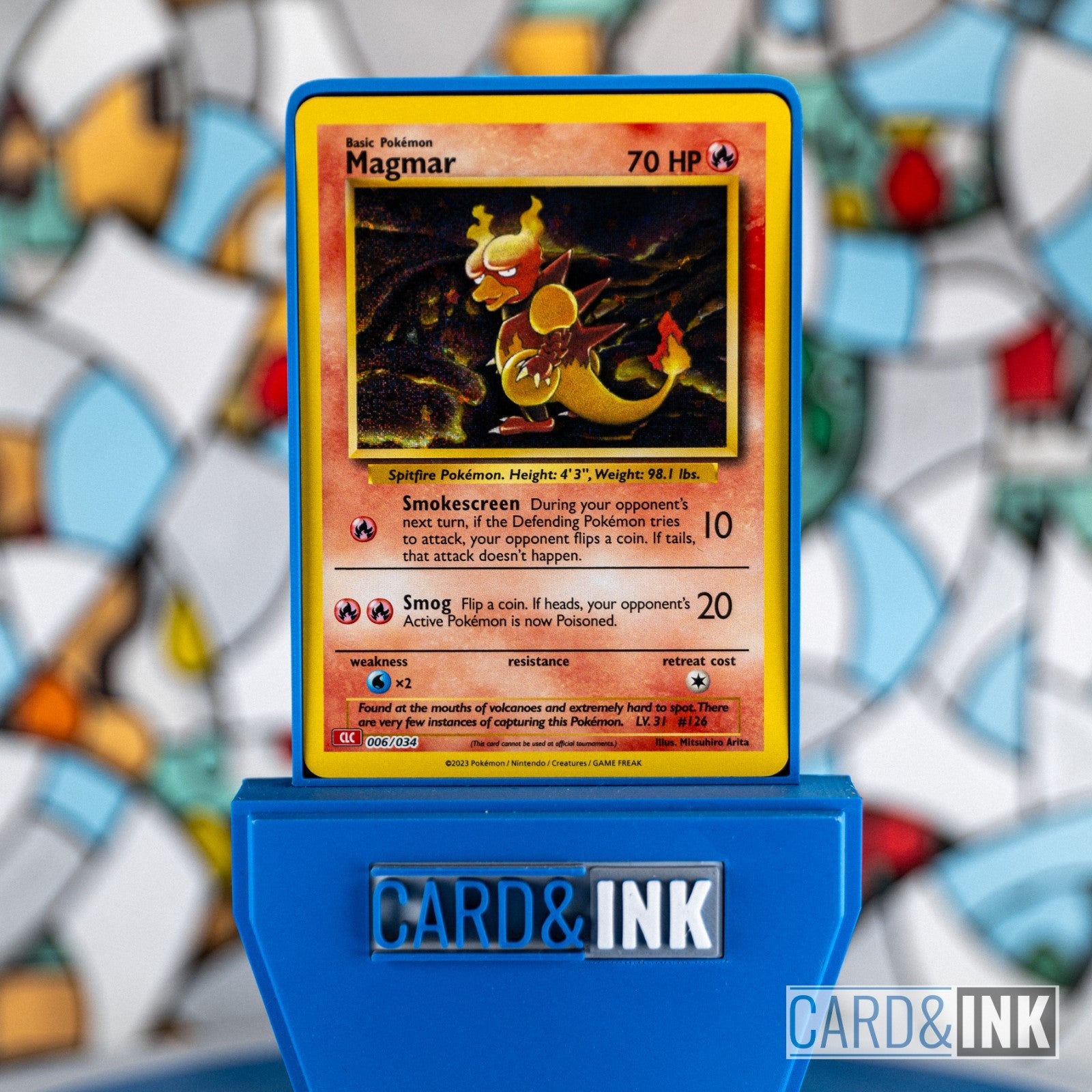 Magmar Holo 006/034 TCGC Charizard Deck Pokemon Card NM - CIL-000250