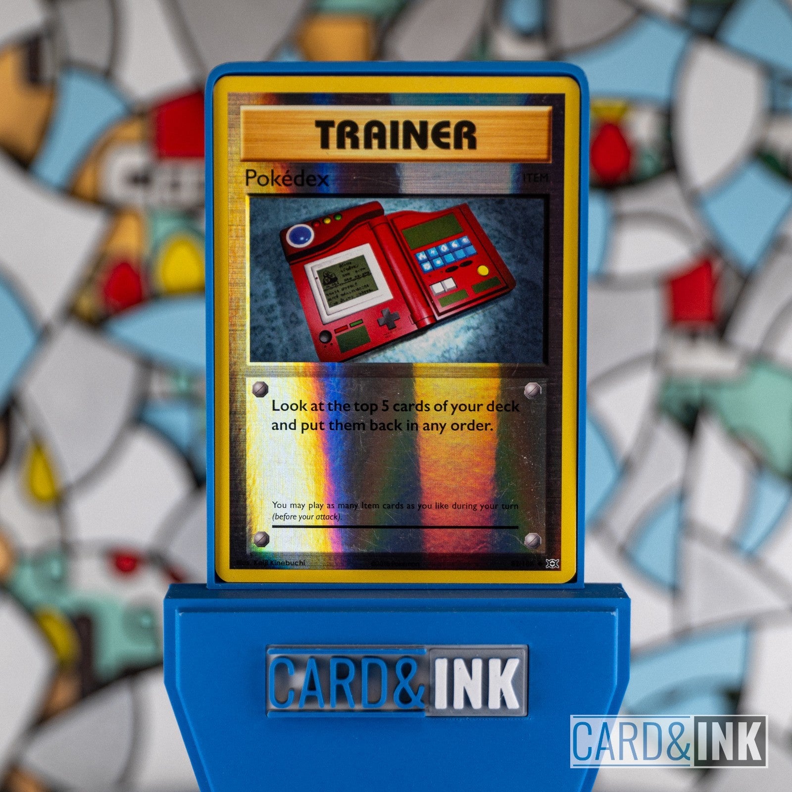 Pokedex Trainer Reverse Holo 82/108 XY Evolutions Pokemon Card MP - CIL-000072